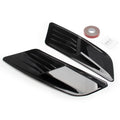 2 PCS Car Decorative Air Flow Intake Scoop Bonnet Side Fender Vent Hood Set for Ford Mustang 2015-2017, Bright Black, For Ford Mustang 2015-2017, Bright Black
