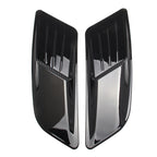 2 PCS Car Decorative Air Flow Intake Scoop Bonnet Side Fender Vent Hood Set for Ford Mustang 2015-2017, Bright Black, For Ford Mustang 2015-2017, Bright Black