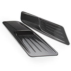 2 PCS Car Decorative Air Flow Intake Scoop Bonnet Side Fender Vent Hood Set for Ford Mustang 2015-2017, Carbon Fiber, For Ford Mustang 2015-2017, Carbon Fiber