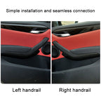 Car Right Side Inner Door Handle for BMW X1 2009-2015, Left and Right Drive Universal, Right Side (Black), Right Side (Beige)