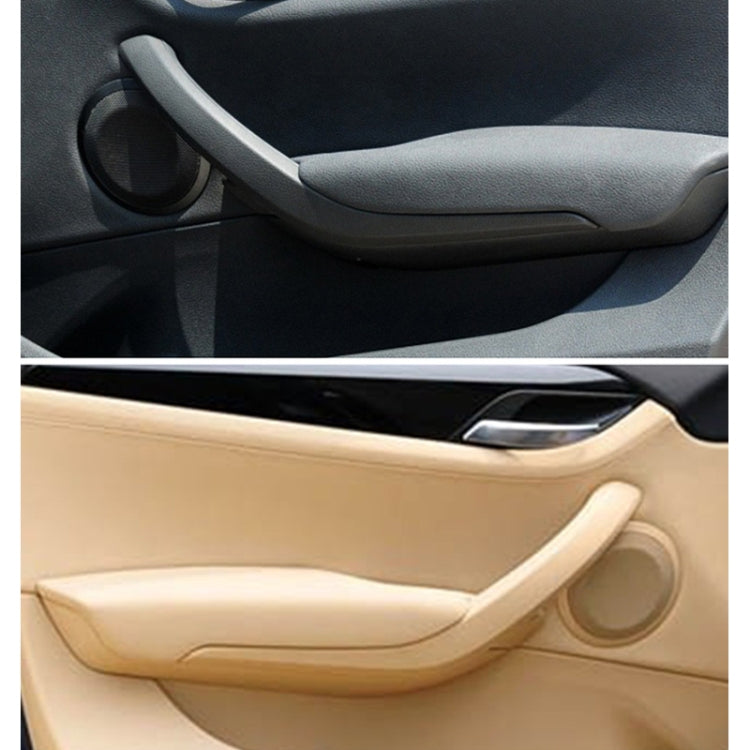 Car Left Side Inner Door Handle for BMW X1 2009-2015, Left and Right Drive Universal, Left Side (Black), Left Side (Beige)
