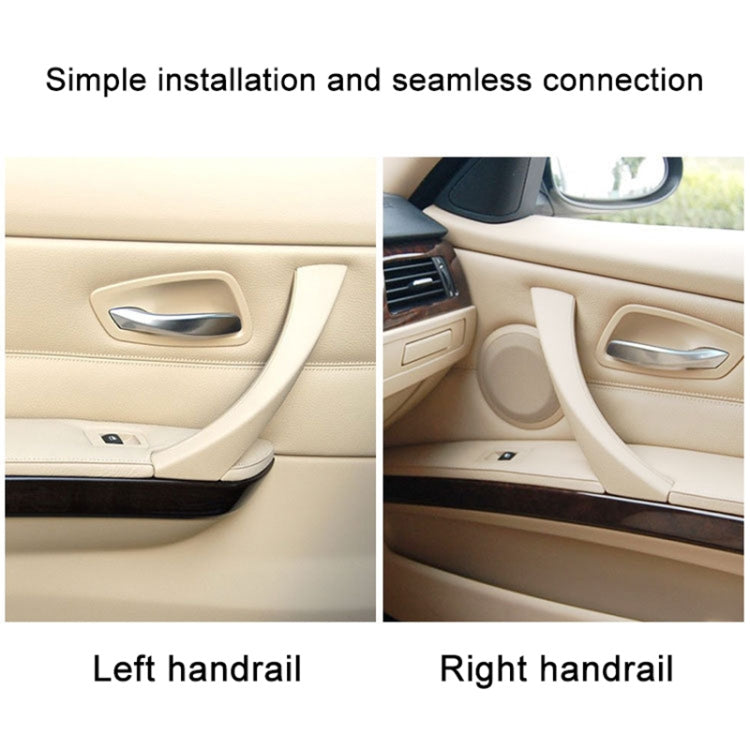 Car Right Side Door Outside Cover for BMW E90 2005-2012, Left and Right Drive Universal, Right Cover (Beige), Right Cover (Black), Right Cover (Grey)