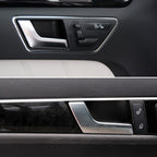 Car Left Side Electroplating Matte Inner Door Handle for Mercedes-Benz C Class W204 / X204 2008-2015, Left and Right Drive Universal, Left Side Matte