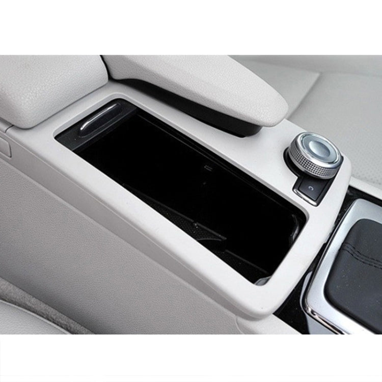 Car Central Control Storage Box Square Cover 2046800107 for Mercedes-Benz C-Class W204 2007-2014, Left Driving, Square (Beige), Square (Black), Square (Grey)
