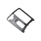 Car Carbon Fiber Central Control Storage Box Square Cover 2046800107 for Mercedes-Benz C-Class W204 2007-2014, Left Driving, Square Carbon Fiber