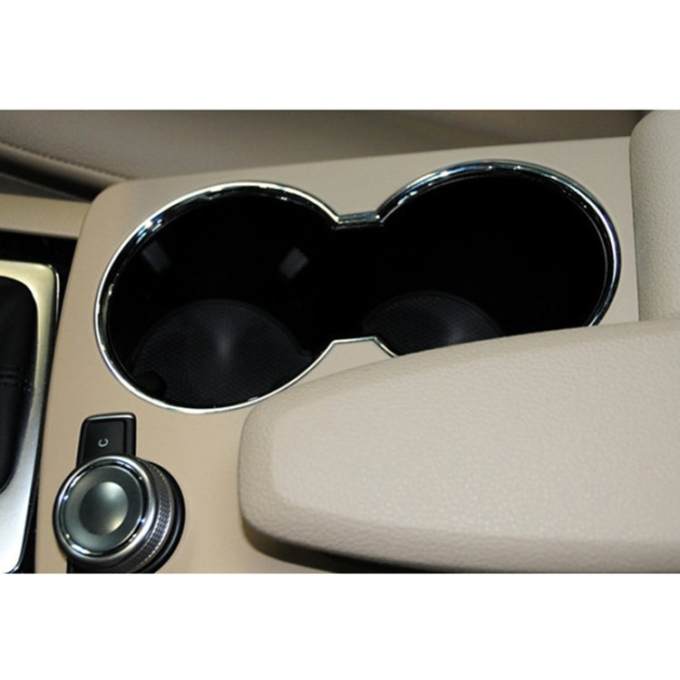Car Central Control Storage Box Round Cover 2046800107 for Mercedes-Benz C-Class W204 2007-2014, Left Driving, Round (Beige), Round, Round (Grey)