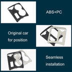 Car Carbon Fiber Central Control Storage Box Cover 2046800107 for Mercedes-Benz GLK Class X204 2008-2015, Left Driving, For Mercedes-Benz GLK Class Carbon Fiber