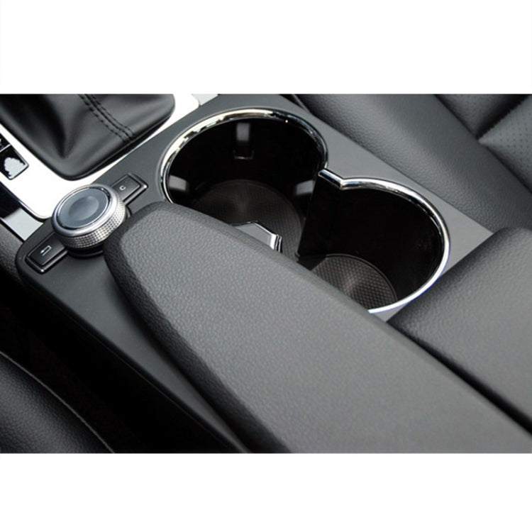 Car Carbon Fiber Central Control Storage Box Cover 2046800107 for Mercedes-Benz GLK Class X204 2008-2015, Left Driving, For Mercedes-Benz GLK Class Carbon Fiber