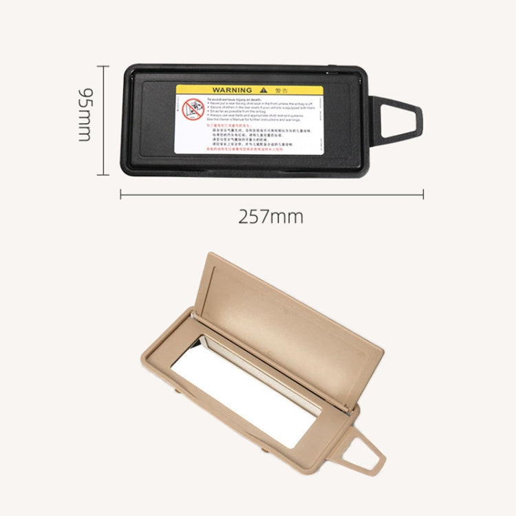 Car Front Row Left Sun Visor Makeup Mirror for Mercedes-Benz S Class W220 1998-2005, Left and Right Drive Universal, Left (Beige), Left (Black), Left (Grey)