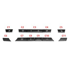 Car Air Conditioner Panel Switch Button 11-button 61319313923 for BMW  F10 / F07 / F02, 11-button