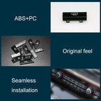 Car Air Conditioner Panel Switch Button 11-button 61319313923 for BMW  F10 / F07 / F02, 11-button
