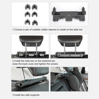 A03 Adjustable Car Auto U-shaped Memory Foam Neck Rest Cushion Seat Pillow, A03 (Brown), A03 (Red), A03 (Beige), A03 (Grey), A03 (Black)