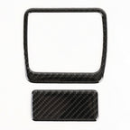 2 in 1 Car Carbon Fiber Front Passenger Seat Storage Box Switch Decorative Sticker for Buick Regal 2017-2021, Front Passenger Seat Storage Box