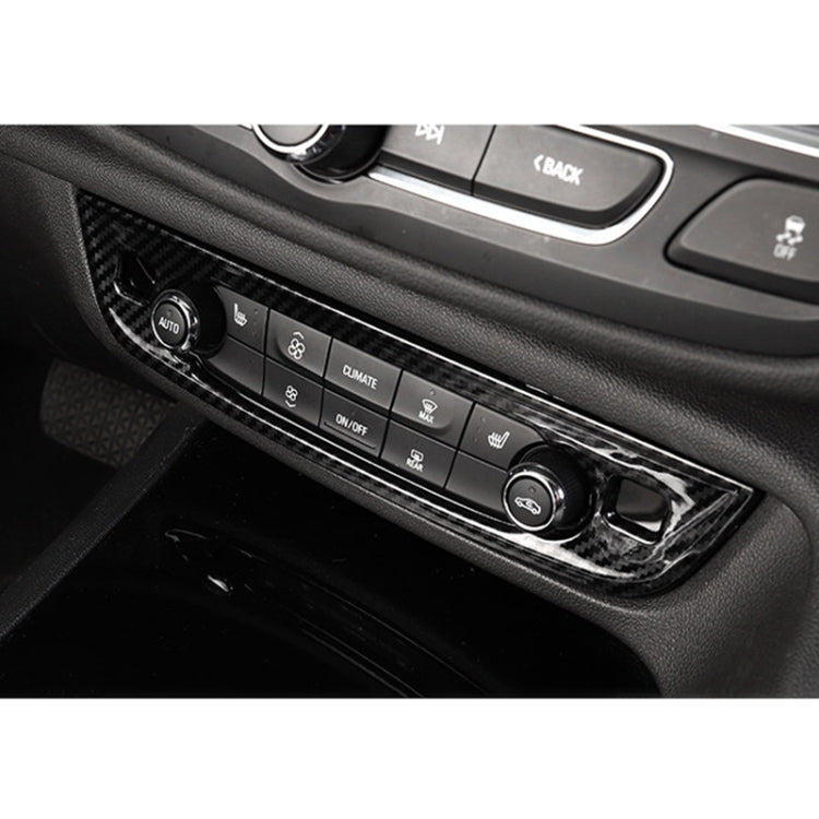 Car Carbon Fiber Air Conditioning Panel Decorative Sticker for Buick Regal 2017-2021, Air Conditioning Panel