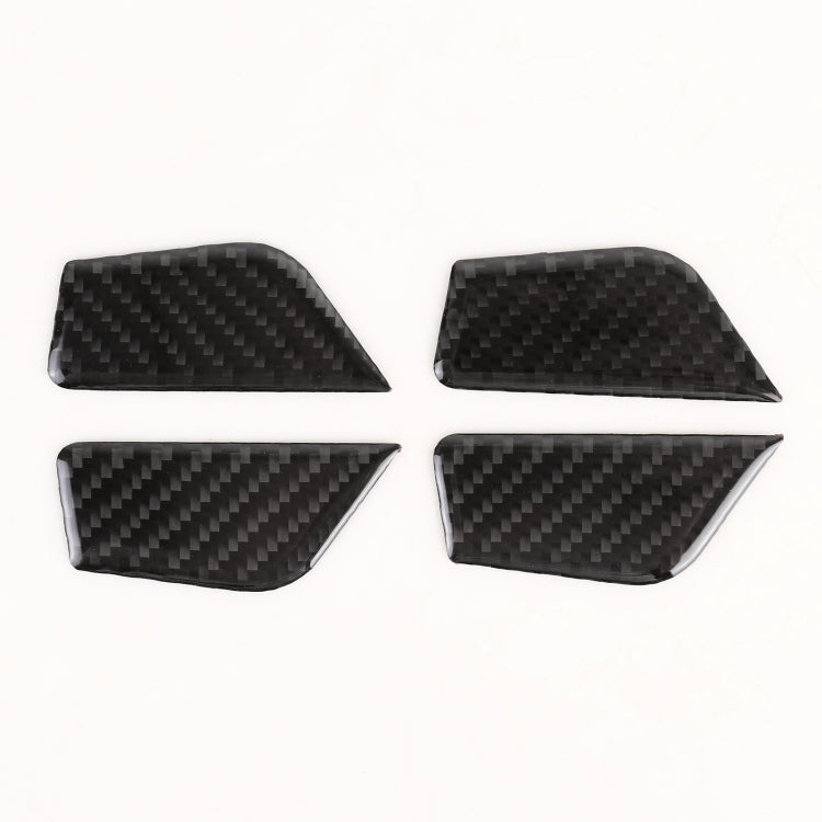 4 in 1 Car Carbon Fiber Inner Door Bowl Decorative Sticker for Buick Regal 2017-2021, Inner Door Bowl