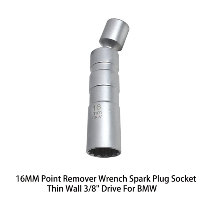 ZK-010 Car 16mm Universal Spark Plug Removal Sleeve Tool for BMW, 16mm