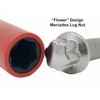 ZK-059 Car 17mm Protective Wheel Lug Nut Socket with Plastic Sleeve for Mercedes-Benz S Class, ZK-059