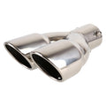 Universal Car Styling Stainless Steel Straight Exhaust Tail Muffler Tip Pipe, Inside Diameter: 6cm, Straight Inside Diameter: 6cm(Silver), Straight Inside Diameter: 6cm (Grey), Straight Inside Diameter: 6cm (Blue)