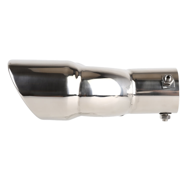 Universal Car Styling Stainless Steel Straight Exhaust Tail Muffler Tip Pipe, Inside Diameter: 6cm, Straight Inside Diameter: 6cm(Silver), Straight Inside Diameter: 6cm (Grey), Straight Inside Diameter: 6cm (Blue)