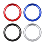 Car Engine Start Key Push Button Ring Trim Sticker Decoration for Infiniti Q50L/QX50/Q70/QX60/Q60, For Infiniti Q50L (Red), For Infiniti Q50L (Silver), For Infiniti Q50L (Black), For Infiniti Q50L (Blue)