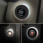 Car Engine Start Key Push Button Ring Trim Sticker Decoration for Infiniti Q50L/QX50/Q70/QX60/Q60, For Infiniti Q50L (Red), For Infiniti Q50L (Silver), For Infiniti Q50L (Black), For Infiniti Q50L (Blue)