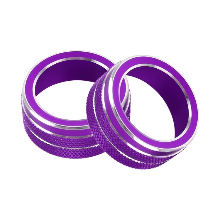 2 PCS Car Metal Air Conditioner Knob Case for Toyota Corolla / Levin / Allion / Yaris 2019-2021, For Toyota Corolla (Silver), For Toyota Corolla (Black), For Toyota Corolla (Blue), For Toyota Corolla (Purple), For Toyota Corolla (Red)