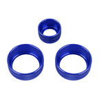 3 PCS Car Metal Air Conditioner Knob Case for BMW X1 / X2 / GT, For BMW X1 / X2 / GT (Blue), For BMW X1 / X2 / GT (Red), For BMW X1 / X2 / GT (Silver)