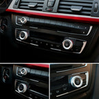 3 PCS Car Metal Air Conditioner Knob Case for BMW X1 / X2 / GT, For BMW X1 / X2 / GT (Silver), For BMW X1 / X2 / GT (Blue), For BMW X1 / X2 / GT (Red)