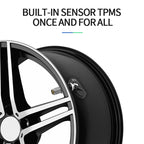 YB-P0248 Universal Car Wireless Solar Built-in TPMS Tire Pressure Monitor Detector, YB-P0248