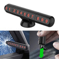 3R-2166 3 in 1 Multifunctional Car Parking Number Plate with Safety Hammer + Cutting Seat Belt, 3R-2166