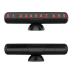 3R-2166 3 in 1 Multifunctional Car Parking Number Plate with Safety Hammer + Cutting Seat Belt, 3R-2166