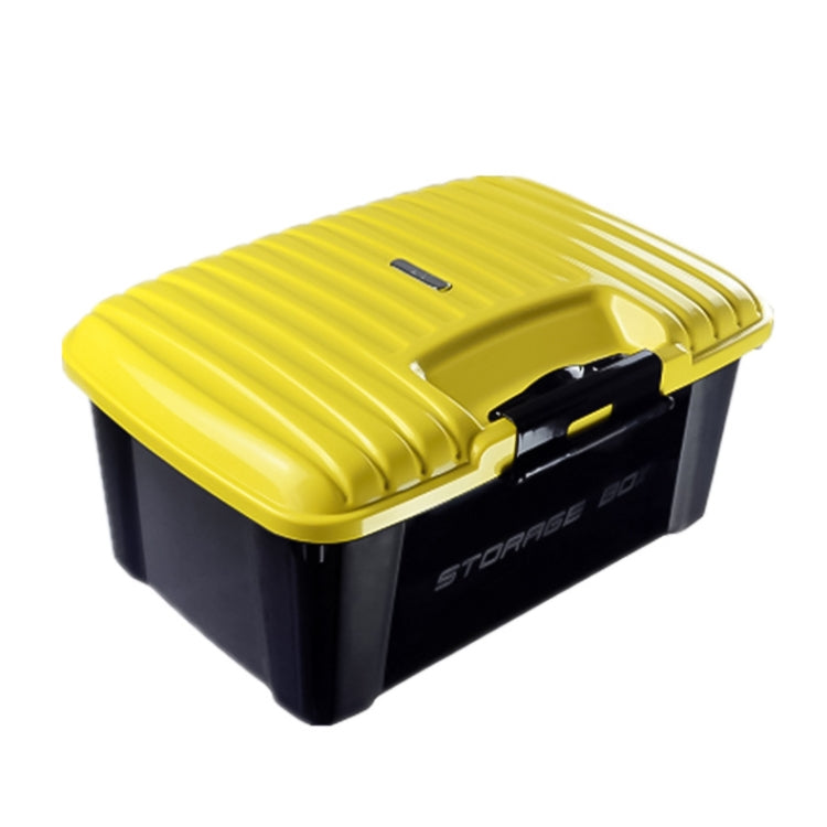 3R-2001 Car / Household Storage Box Sealed Box, Capacity: 30L, 30L (Yellow), 30L (Black), 30L (Pink), 30L (Green), 30L (Blue)