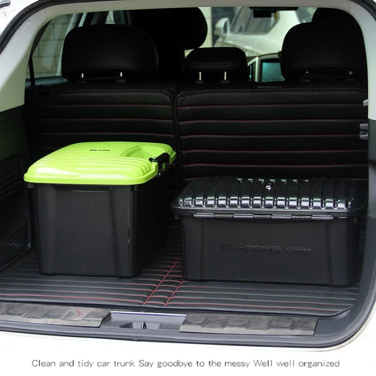 3R-2001 Car / Household Storage Box Sealed Box, Capacity: 40L, 40L (Black), 40L (Pink), 40L (Green), 40L (Blue), 40L (Yellow)