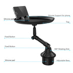 Car Water Cup Holder Multi-function Dining Table, Long Style, Long Style