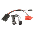 Car AUX Bluetooth Audio Cable Wiring Harness + MIC for Mercedes-Benz Special by abaecker BE2210/BE1650, For Mercedes-Benz Special by abaecker BE2210/BE1650