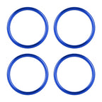 4 PCS / Set Air Conditioning Vent Metal Decorative Ring for Audi A1, For Audi A1
