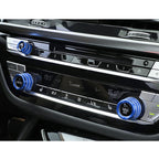 3 PCS / Set Air Conditioning Knob Metal Decorative Ring for BMW X3 / X4 / 5 Series / 7 Series / 6 Series GT, For BMW X3 / X4(Blue), For BMW X3 / X4(Red), For BMW X3 / X4(Silver)