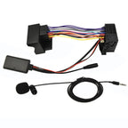 Car AUX Bluetooth Audio Cable + MIC for BMW E60, For BMW E60(MIC)