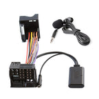 Car AUX Bluetooth Audio Cable + MIC for BMW X3, For BMW X3