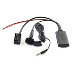 Car AUX Bluetooth Audio Cable + MIC for BMW X3 E83, For BMW X3 E83(MIC)