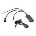 Car Large Screen Host AUX Bluetooth Music Cable + MIC for BMW E39 E46 E53 X5, For BMW E39 E46 E53 X5