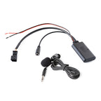 Car Large Screen Host AUX Bluetooth Music Cable + MIC for BMW E39 E46 E53 X5, For BMW E39 E46 E53 X5