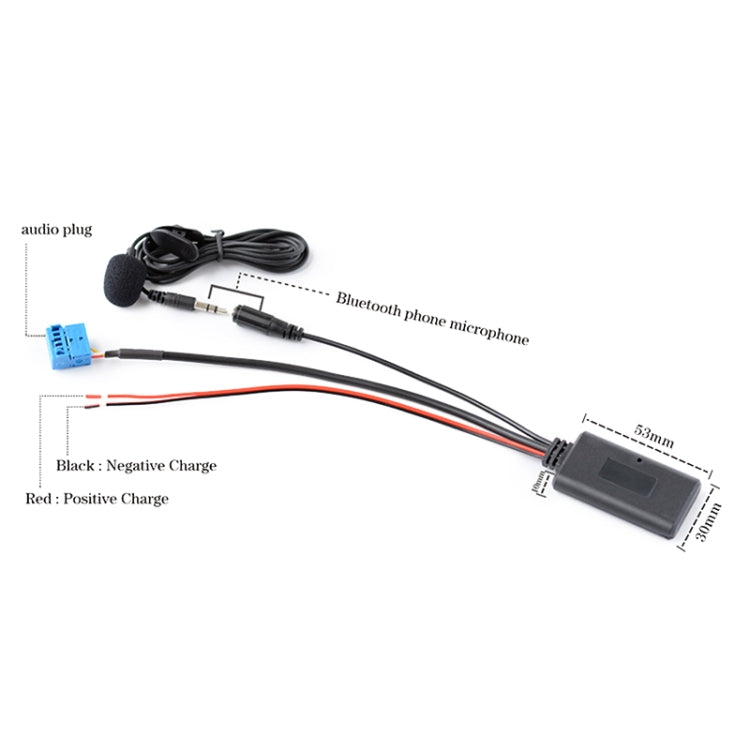 Car Large Screen Host AUX Bluetooth Music Cable + MIC for BMW E39 E46 E53 X5, For BMW E39 E46 E53 X5