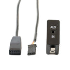 Car AUX Audio Interface + Cable Wire Harness for BMW E46 3 Series, For BMW E46 3 Series