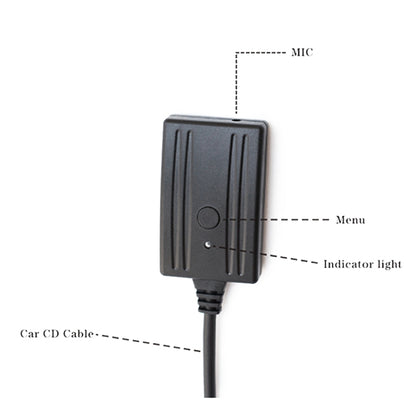 Car AUX Bluetooth Audio Cable + MIC for BMW E39 E46, For BMW E39 E46