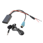 Car AUX Bluetooth Wireless Music Audio Cable + MIC Phone  for Alpine KCE-236B 9870/9872, For Alpine KCE-236B 9870/9872