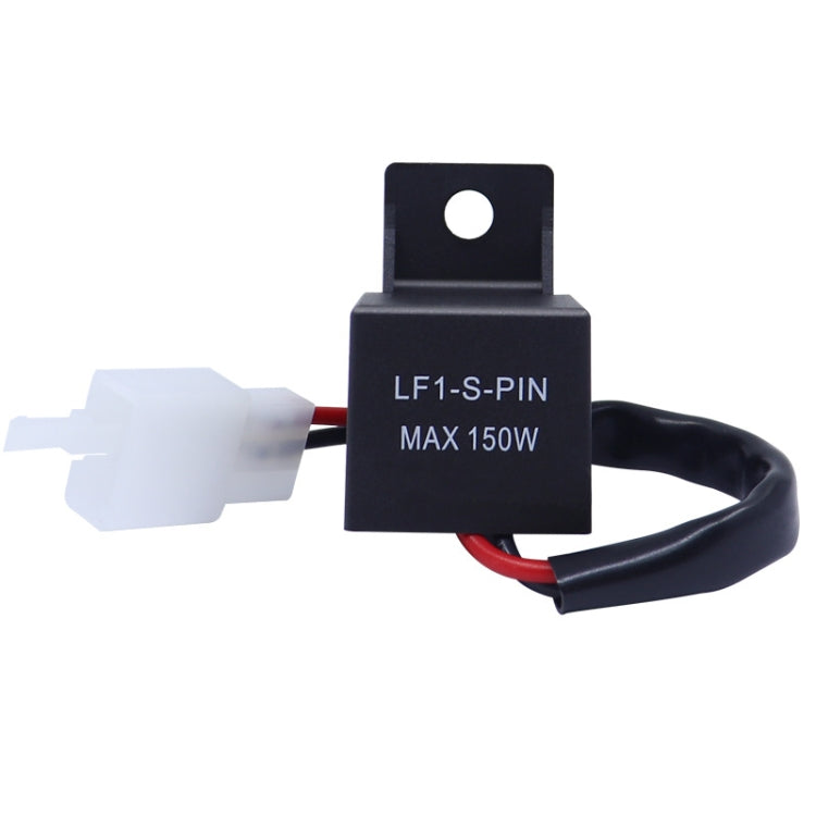 Motorcycle 2PIN with Wire Sealing Rubber Relay LED Light Control Turn Signal, 2PIN