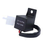 Motorcycle 2PIN with Wire Sealing Rubber Relay LED Light Control Turn Signal, 2PIN