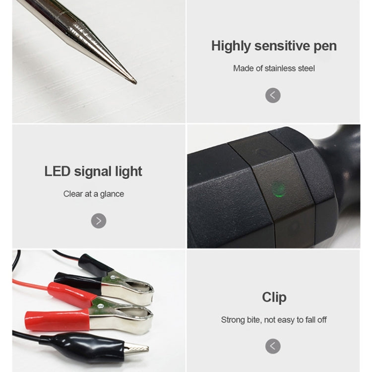 DUOYI DY18 Car Circuit Tester Probe Diagnostic Tool 12V 24V Current Voltmeter, DY18