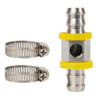 Motorcycle 3/8 inch Fuel Pipe Fuel Pressure Connector, 3/8 inch